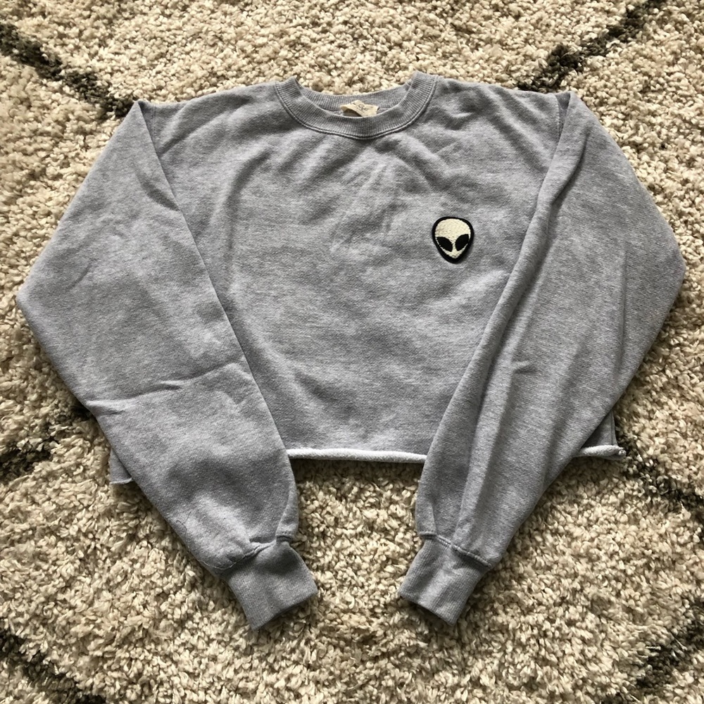 Brandy Melville Alien Patch Crewneck
